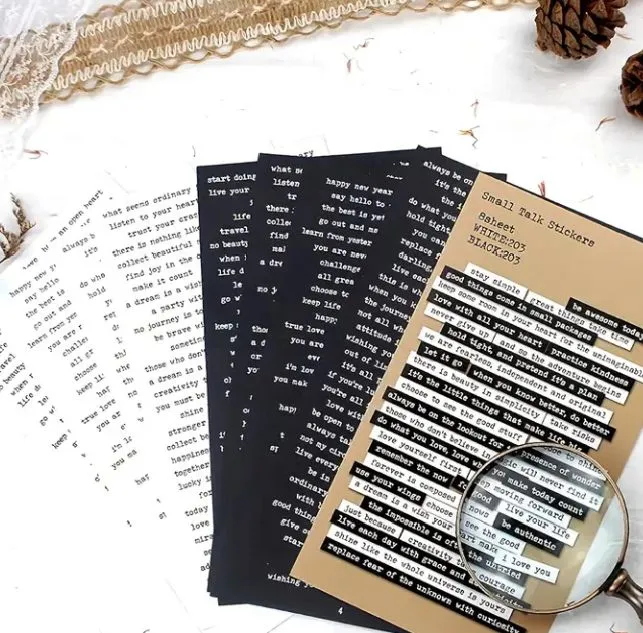 4pcs%20uncut%20Vintage-Inspired%20Inspirational%20Quotes%20Stickers%20-%20Black%20&%20White,%20Self-Adhesive%20Paper%20Stickers%20for%20Scrapbooking,%20Journaling%20&%20Planning,%20Motivational%20Phrases,%20DIY%20Art%20Crafts,%20Photo%20Album%20Decoration,%20Scrapbook%20Sticker%20-%20Image%204