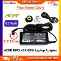 ACER Laptop Adapter For Acer 4736z 5736z 4741 4710g 4743G 4738 V5-431 4755 4755g 5755 V5-471 E1-470 Series (19V-3.42A 65W 5.5mm*1.7mm). 