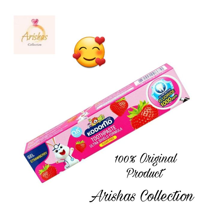 Kodomo%20Strawberry%20Toothpaste%20Gel%20Ultra%20Shield%20Formula%20(0.5%20Years%20Up)%20-%2040g%20(Thailand)%20-%20Image%206