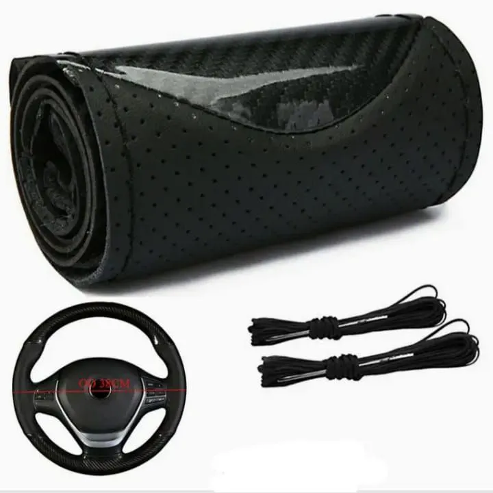 Carbon fiber steering cover sales