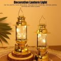 Retro Electronic Candle Light Nordic Lantern Night Light Creative Table Lamp Christmas Halloween Scene Decorations Bedroom Decor. 