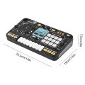 DJ Controller for Kids DJ Disc Player Electronic Keyboard  DJ Mixer Table with  Microphone Dynamic Lighting Effects. 