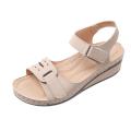 Women Sandals Soft Stitching Ladies Comfortable Flat Open Toe Beach Shoes Footwear Treking Fashion Womens Slippers3 Colors. 