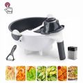 9 in 1 Multifunctional Magic Rotate Vegetable Slicer with 2L Drain Basket Veggie Fruit Shredder Grater Slicer garlic press. 