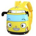 Cute 3D Cartoon Bus Kindergarten Children School Bag Backpack Girls Boys Satchel. 