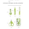 4 Pcs Small Baby Care Anti-clamping Nail Clipper Sets Stainless Steel Baby Nail Clipper Set Nail Trimmer Baby Essential Products. 