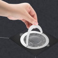 20pcs Disposable Shower Drain Hair Catcher Cover Bathroom Sewer Sink Drain Hair Strainer Stopper Bathtubs Mesh Filter Sticker. 