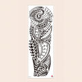 Waterproof Temporary Tattoo Sticker totem geometric full arm large size sleeve tatoo fake tatto flash tattoos for men women.