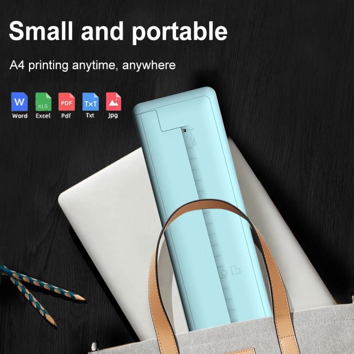 Bluetooth%20Portable%20Inkless%20Thermal%20Printer%20Wireless%20A4%20Thermal%20Printer%201000mAh%20Pocket%20Photo%20Document%20Printer%20for%20Journal%20Note%20-%20Image%205