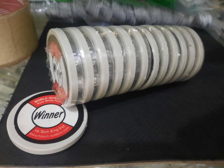 pack of 12 winner white soldering paste mobile quality