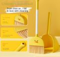 Food grade PP Children's Mini Broom Dustpan Set Three Piece Suit Baby Sweeping Cleaning Tools Toddler Toy Combo Small Size. 