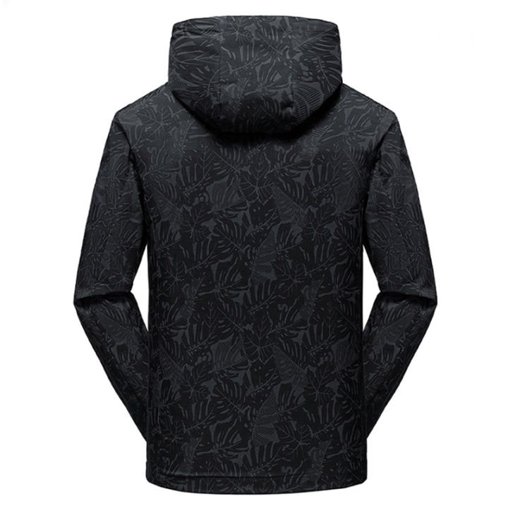 2025%20Men's%20Casual%20Waterproof%20Windbreaker%20Jacket%20Full%20Zip%20Up%20Hooded%20Shell%20Outdoor%20Hiking%20Coat%20For%20Autumn%20Plus%20Size%20-%20Image%204