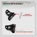 2PCS LED Work Light mounting Bracket Universal Hood Led Light Bar Mount Bracket Foglight lamp Holder for Off Road Jeep Truck SUV.