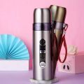 Double leyer hot and cool flask Bullet shape High Vacum water bottles. 