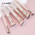 MAANGE 6PCS Makeup Brush Set Face Cosmetic Foundation Concealer Powder Blush for Liquid Cream Blending Makeup Brush Beauty Tools. 
