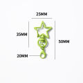 5/50/100 pcs Colorful Key Chain Clasp Keyrings Big Lobster Clasp Hooks Keyfob Keychain for DIY Jewelry Making Supplies Wholesale.