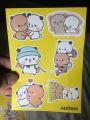 4 Pc A6 Size Sticker Sheet Bubu Dudu / Bear / Nature / Unicorn Uncut Sticker. 