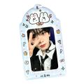 2pcs Cute Bunny PVC Photocard Holder Photo Card Protector.