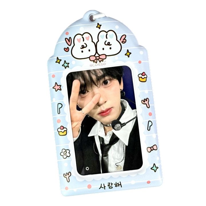 2pcs%20Cute%20Bunny%20PVC%20Photocard%20Holder%20%20Photo%20Card%20Protector%20-%20Image%205