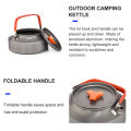 Widesea 1.1L 2L1.5L Camping Water Kettle Outdoor Coffee Kettle Tableware Picnic Set Supplies Equipment Utensils Tourism Cookware.