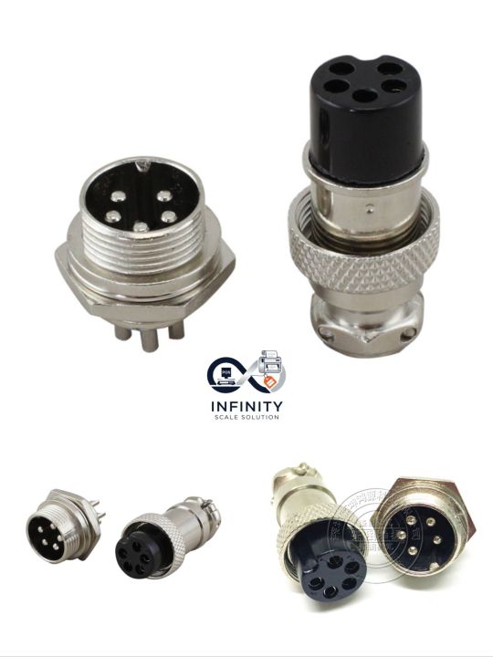 Aviation Plug Socket 2/3/4/5/6/7/8 Core