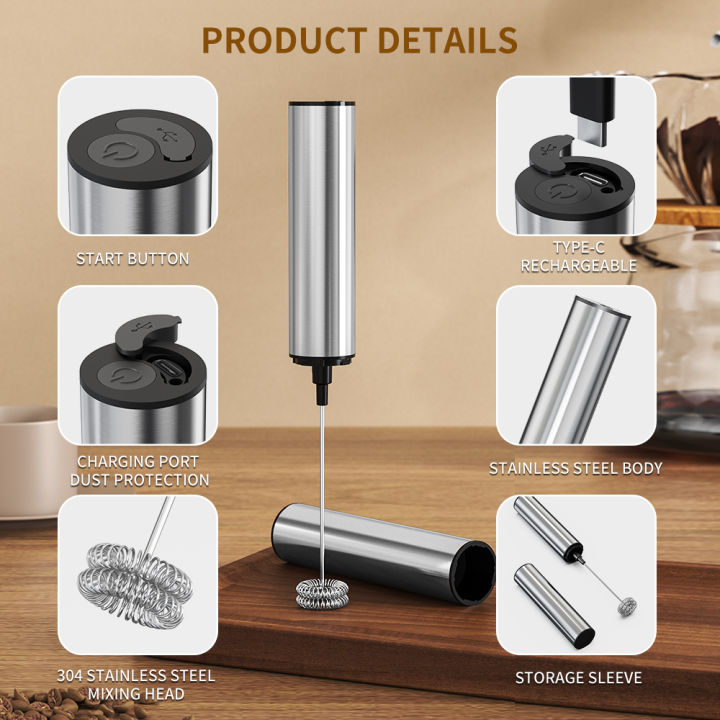 Kitchen%20Powerful%20Stirrer%20Milk%20Frother%20Handheld%20Foam%20Maker%20for%20Lattes%20Whisk%20Drink%20Mixer%20Coffee%20Electric%20Rechargable%20Egg%20Beater%20-%20Image%206