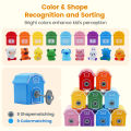 Montessori Farm Train/Surprise Party Set for Toddlers Learning Counting, Matching & Sorting Fine Motor Skills,Preschool Toy .