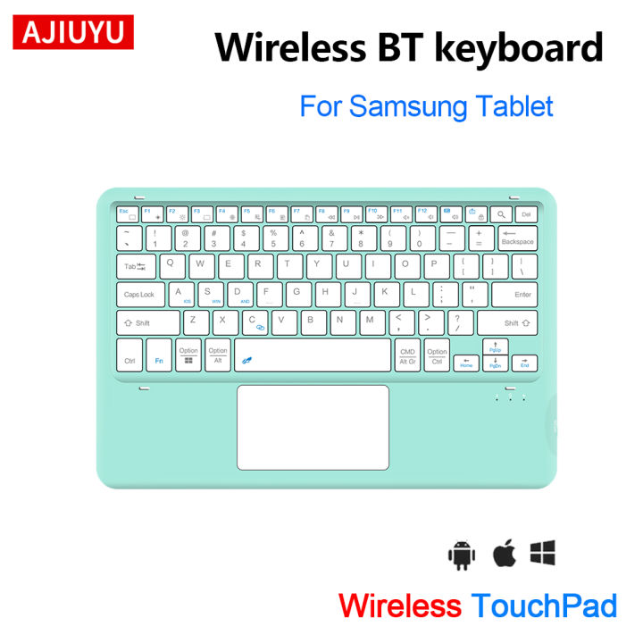 Wireless BT Keyboard For Samsung Galaxy Tab S10 Lite 2025 S9 FE S7 S8 Plus Touchpad Keyboard For Tab A9+ A8 S7FE Tablet Keyboard