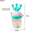 Fin silicone stopper fruit vegetable sucker silicone baby food feeder use250 food feeder BPA free solve gum itch. 