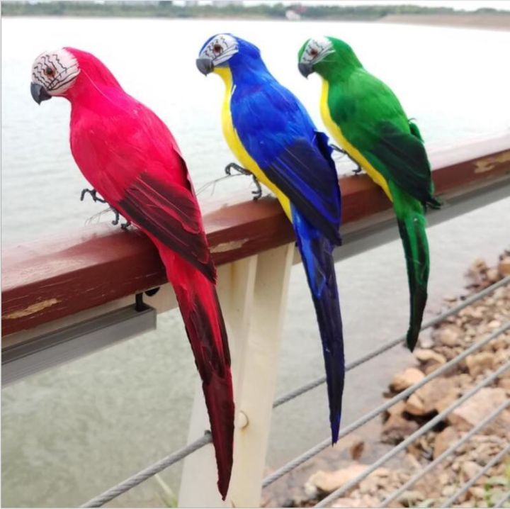 25/35cm%20Creative%20Handmade%20Simulation%20Parrot%20Animal%20Bird%20Garden%20Props%20Decoration%20Miniature%20Feather%20Lawn%20Doll%20Ornaments%20-%20Image%205