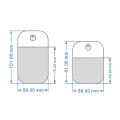 Transparent Spray Bottle High Pressure Fine Mist Perfume Spray Refillable Empty Bottle Alcohol Disinfectant Portable 38ml/50ml. 