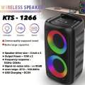 KTS-1266 4 Inch Twin loudspeakers high quality portable speaker. 