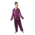 2 4 6 8 10 12 14 Years Children's Loungewear Teenage Satin Sleepwear Spring Autumn Boy Girl Pyjamas Kids Long Sleeved Pajama Set. 