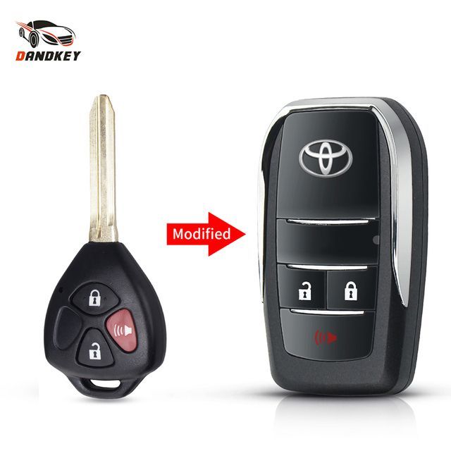 TOYOTA Hilux Vigo 3 Buttons Modified flip key Case