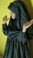 kids abaya with crown khimar. 