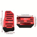 Accelerator pedal cover, anti-skid pedal, brake kit, automatic transmission car pedal, universal aluminum alloy car parts.
