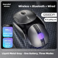 Inphic X2 V2 Wireless Gaming Mouse Metal Base Rechargeable Silent Office Bluetooth Mouse For Computer Laptop Office Game. 
