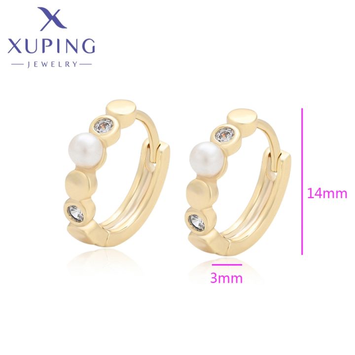 Xuping%20Jewelry%20Hot%20Sales%20High%20Quality%20Charm%20Popularity%20Circle%20Light%20Gold%20Color%20Hoop%20Earrings%20for%20Women%20Christmas%20%20X000804253%20-%20Image%202