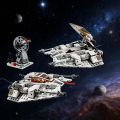 309PCS Air Combat Aircraft 75259 Ship Space War Snowspeeder Action Figures Assemble Building Blocks Toy Ornament Model Bricks. 