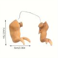 5-1PCS Chicken Giant Arm Decoration Pet Toy Dinosaur Forelimbs Fun Decoration Fighting Chicken Muscle Arm Chicken Accessories. 