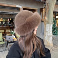 Women Winter Fur Hat Cold-Proof Outdoor Thicken Warm Soft Hat for Casual Trips Sports Skiing. 