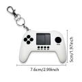 GAMINJA GC61 Mini Handheld Game Players Machine Pocket Game Console Built in Retro Games Use for Key Chain Ring Holder.