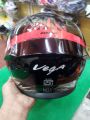 VEGA BOLT Bunny Red Black Dot Certified Helmet. 