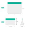 Reusable Ziplock Bags Food Preservation Bag Cover Reusable Peva Food Storage Bags Gallon Freezer Bags for Fridge Kitchen. 