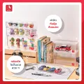 Boxbox plastic stackable box smart storage box with multi-size stacking lock edge storage organizer model is suitable for many art toy models.. 
