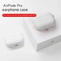 For AirPods Pro Protective Case Silicone New Solid Color Apple Bluetooth Headset Soft Case Protective Cover. 