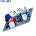 DIYUSER DC 12V 5A PWM PC CPU Fan Temperature Control Speed Controller Board Speed Controller Temperature Probe Buzzle. 