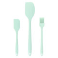 3 piece kitchen baking set all in one silicone spatula oil brush baking butter spatula single cake scraper baking tool.
