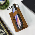 Samsung Galaxy A17 Flip Book Cover - Desert - Premium Leather Wallet Flip Book Cover with Card Slots & Strap. 