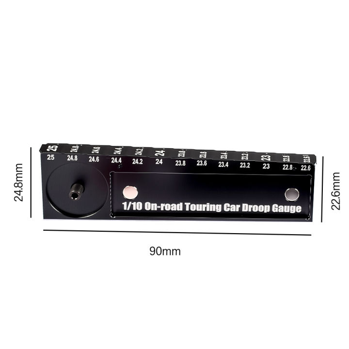 9IMOD RC Height Ruler Tool 20-25mm Ruler 10mm Chassis Droop Blocks With ...